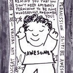 Permission not required - doodle no.1688 by David doodleslice Cohen