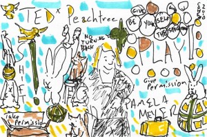 Pamela Meyer doodle from TEDx Peachtree