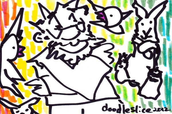 Giving directions - doodle no.1603
