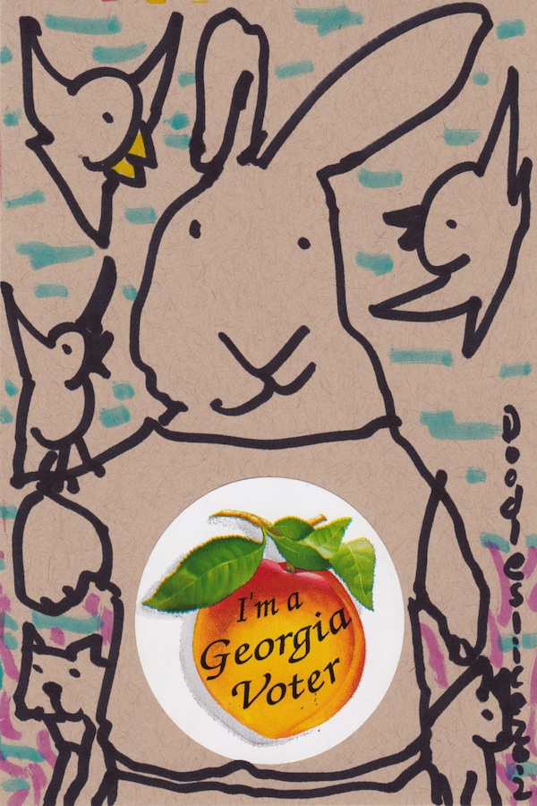 I'm a GA Voter 2012 - doodle no. 1616 by Doodleslice