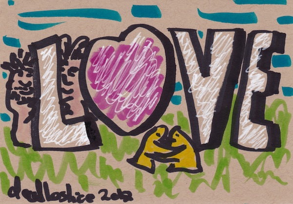 birthday love, doodle no. 1622 by doodleslice - david cohen