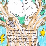 first comes love - a doodle no.1640 and poem by dooodleslice David Cohen