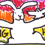 Big Hug Bunny - doodle no.1658 by doodleslice ?David Cohen