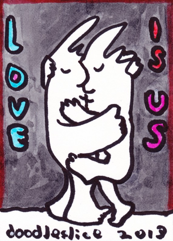 love is us, doodle no.1680 by david doodleslice cohen